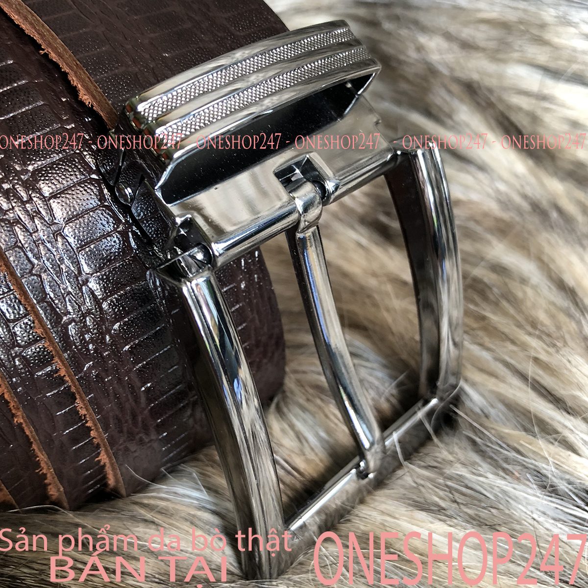 Thắt Lưng Dây Nịt Nam DA BÒ THẬT 1 Lớp- Phong Cách Châu Âu A57TL REQUA SHOP