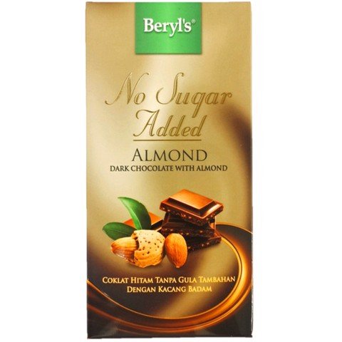 Chocolate Beryl s Hạnh Nhân không đường - 85gr