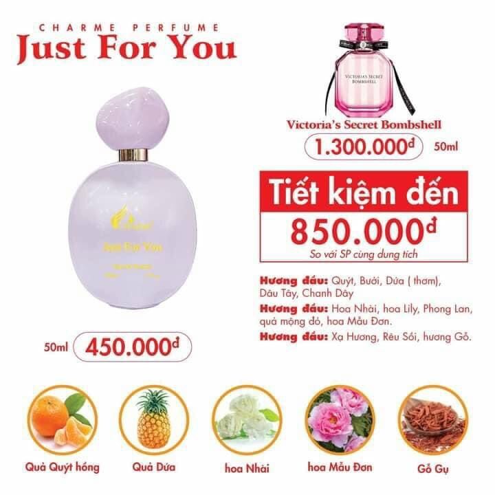 [HCM]Nước hoa nữ Just for you 30ml ( mẫu cũ )