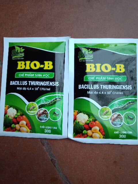 2 gói Chế phẩm sinh học trừ sâu BIO-B (1 gói 30g)