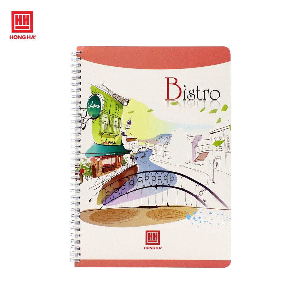 Sổ lò xo Bistro A4 200 Trang  2839 (Hình Ngẫu Nhiên)