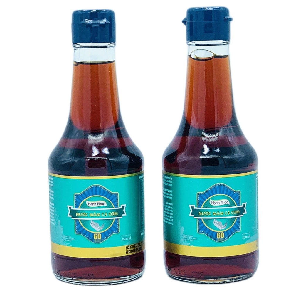 ( THÙNG XỐP)Combo 2 Chai Nước mắm Hạnh Phúc Chai 250ml