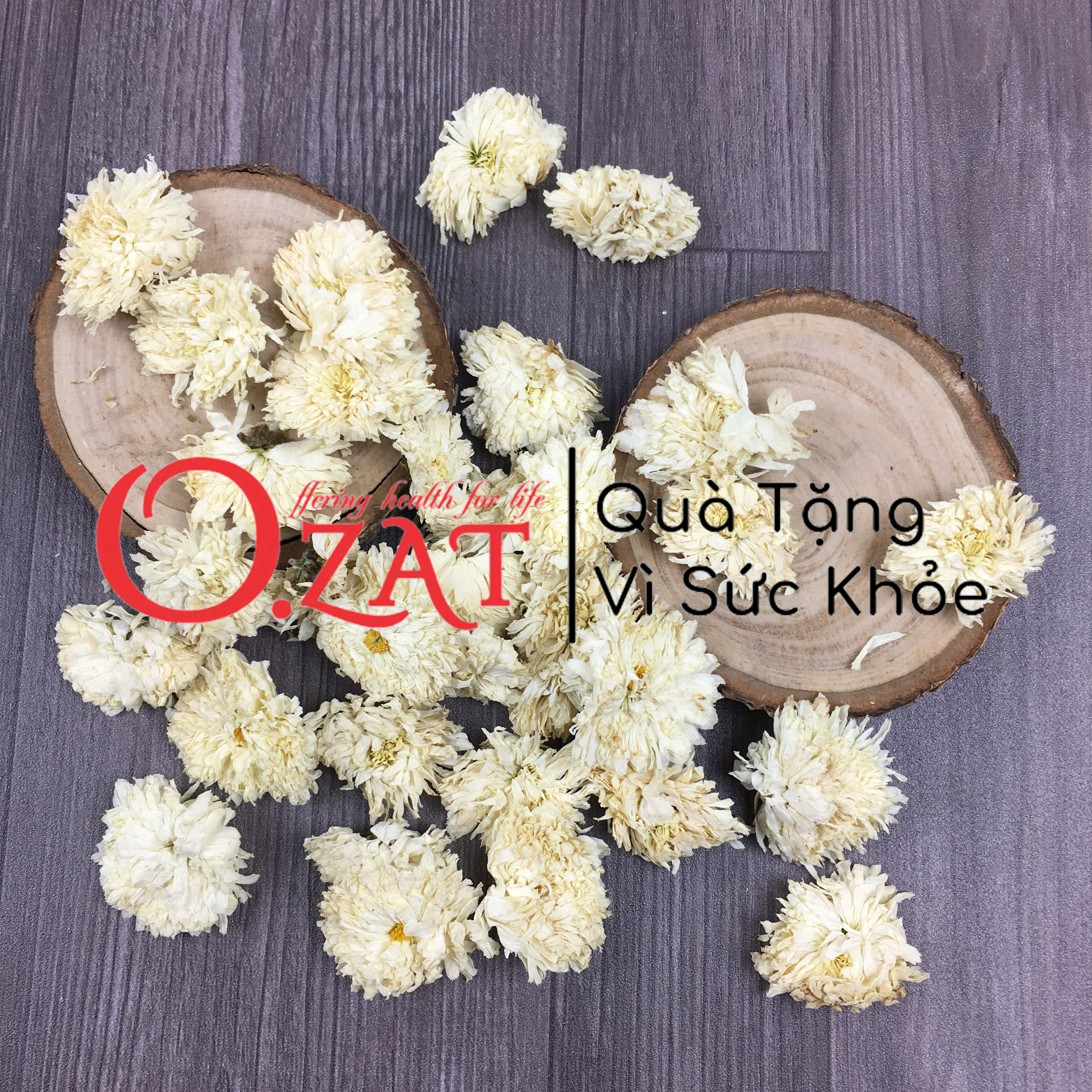 Trà Hoa Cúc Trắng sấy khô O.ZAT 100g