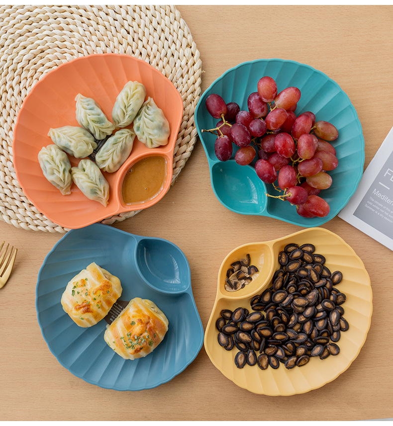 SET 4 ĐĨA NHỰA HÌNH VỎ SÒ