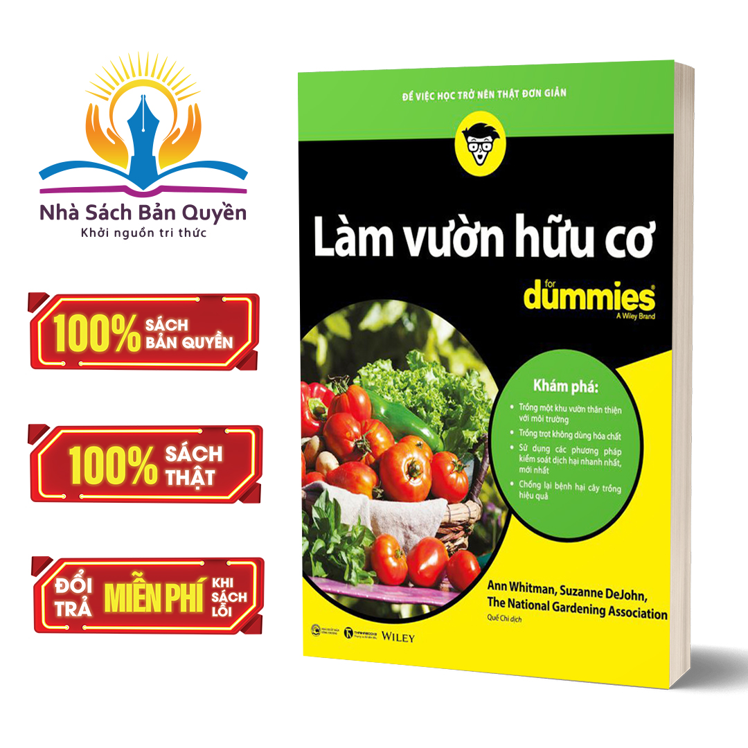 Sách - Làm vườn hữu cơ for Dummies