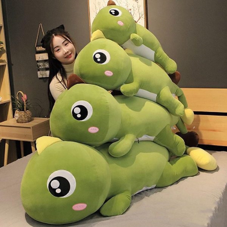 Gấu Bông Khủng Long Mắt Lồi - Dài 1M6