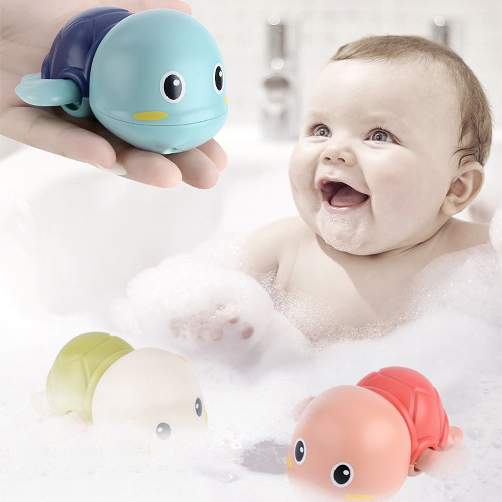 Đồ chơi thả bồn tắm Rùa con mini chạy cót