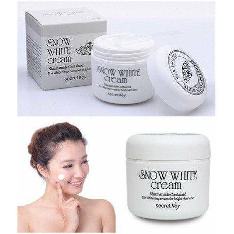[ + Hàng chính hãng] Kem dưỡng trắng da 4 trong 1 Secret Key Snow White Cream 50g nhập khẩu