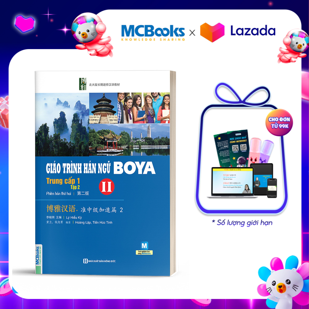 Giáo trình Hán ngữ Boya trung cấp 1 tập 2 - MCbooks