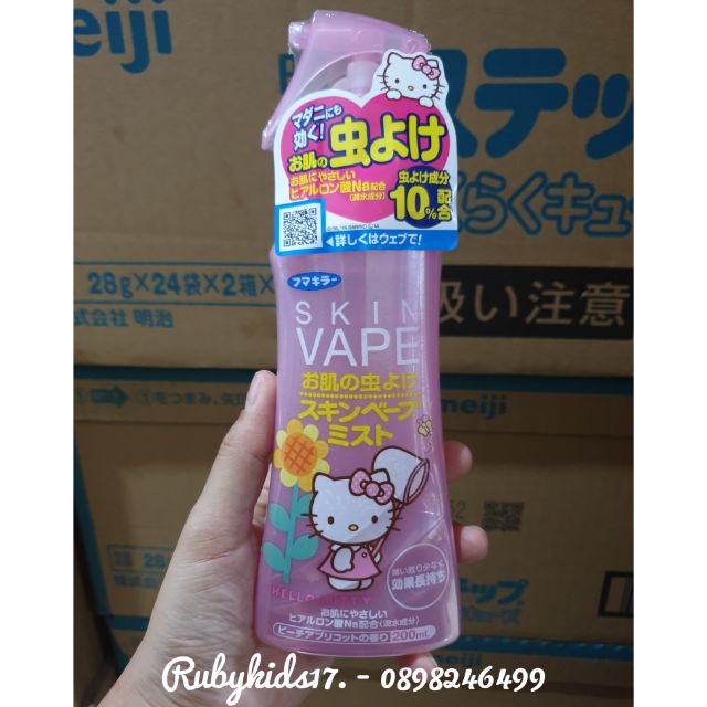 [HCM]Xịt muỗi Skin Vape cho bé nội địa Nhật