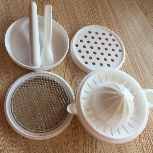 Bộ Đồ Dùng Chế Biến Ăn Dặm 7 Dụng Cụ Cho Bé