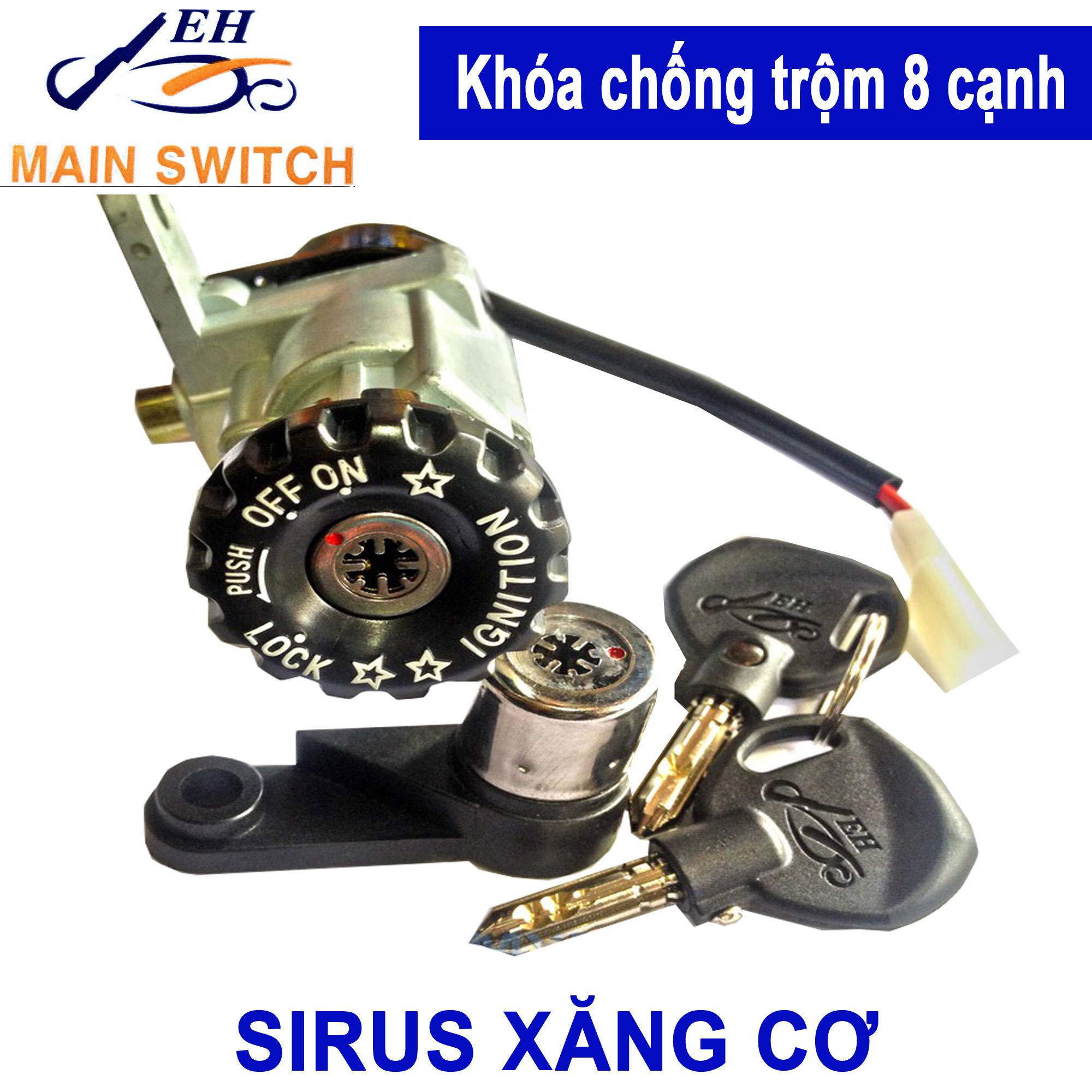 Khóa chống trộm 8 cạnh SIRIUS xăng cơ