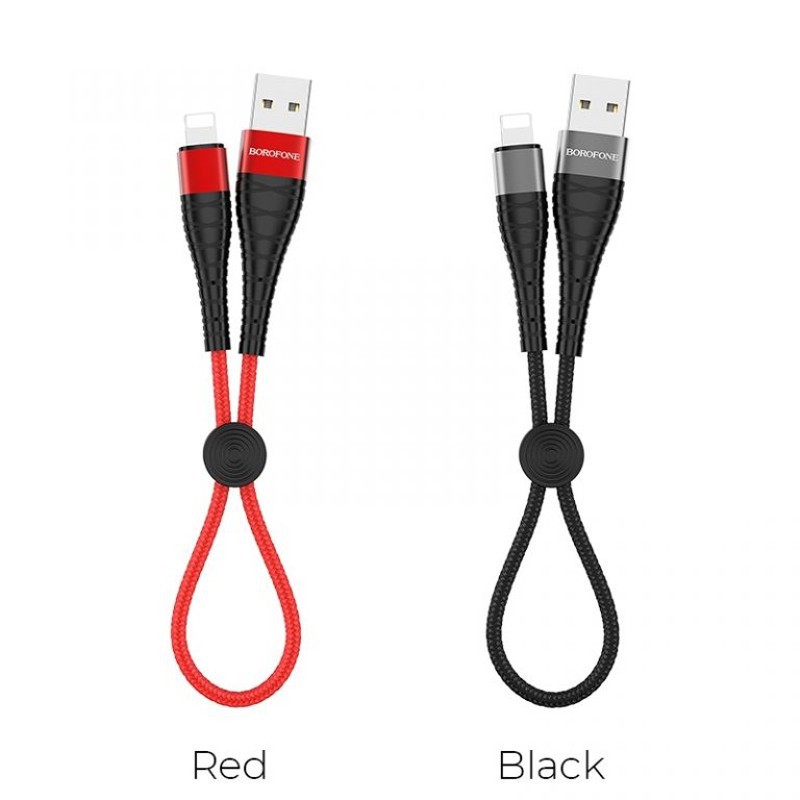 Cáp sạc borofone dây dài 1m bx32 2.4a cổng lightning