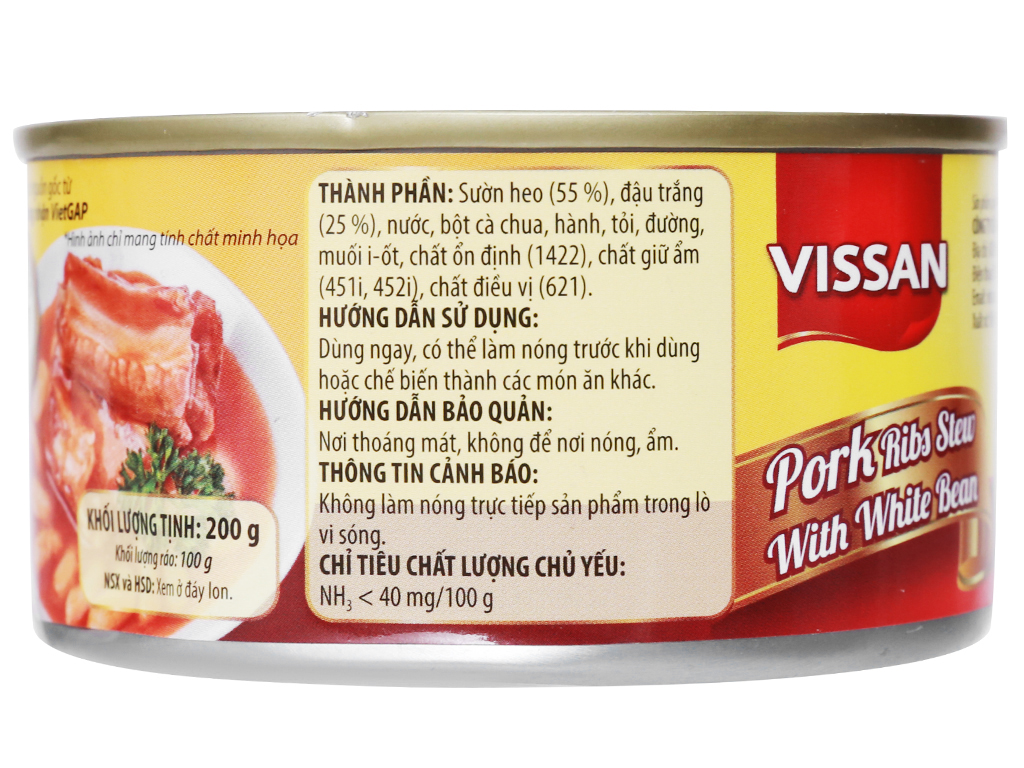 [HCM]Sườn nấu đậu vissan 200g