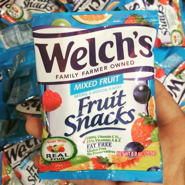 Combo 10 Kẹo Dẻo Trái Cây Welch's Mix Fruit Snack 25.5g