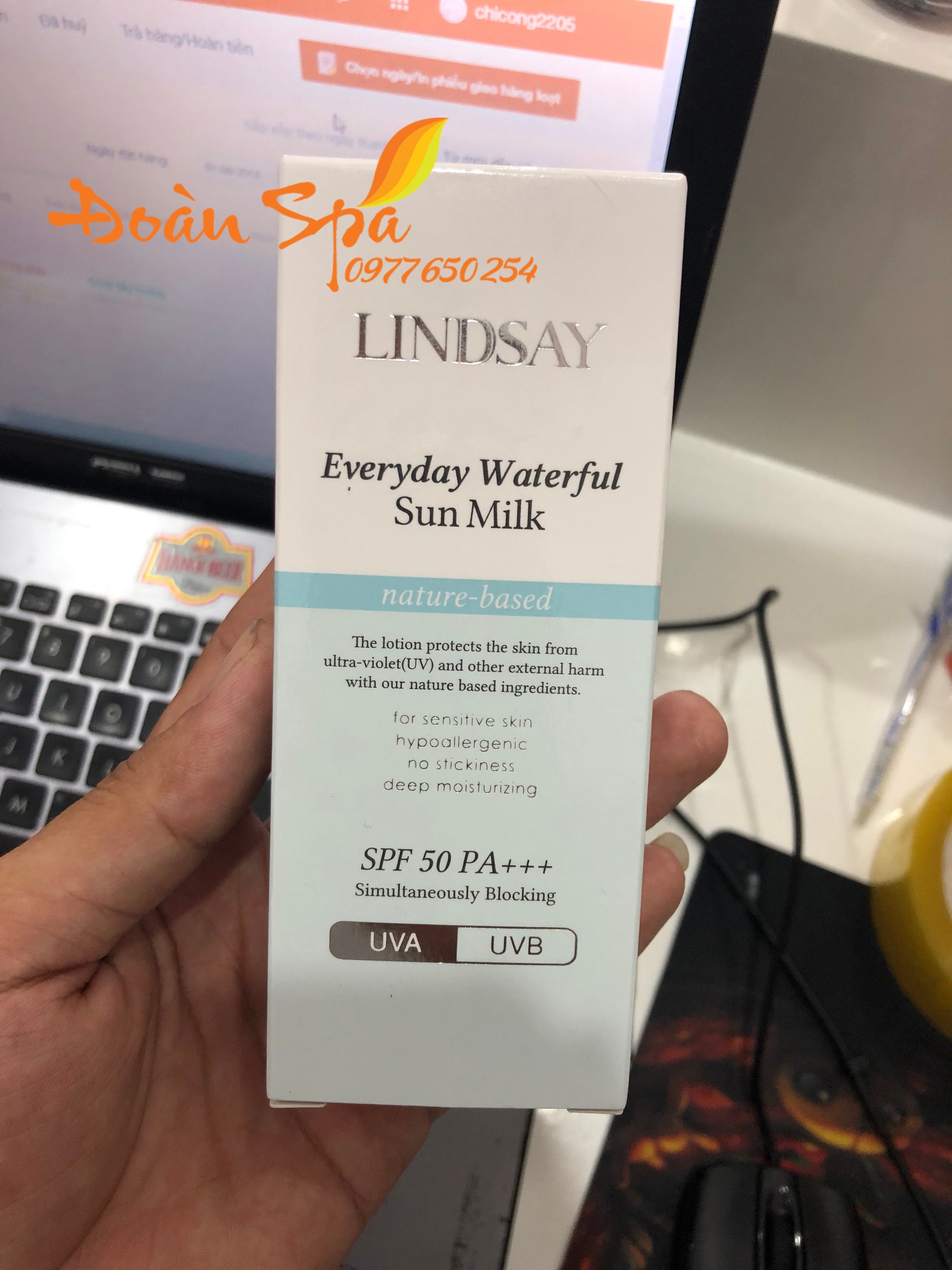 Kem chống nắng LINDSAY - SPF 50+