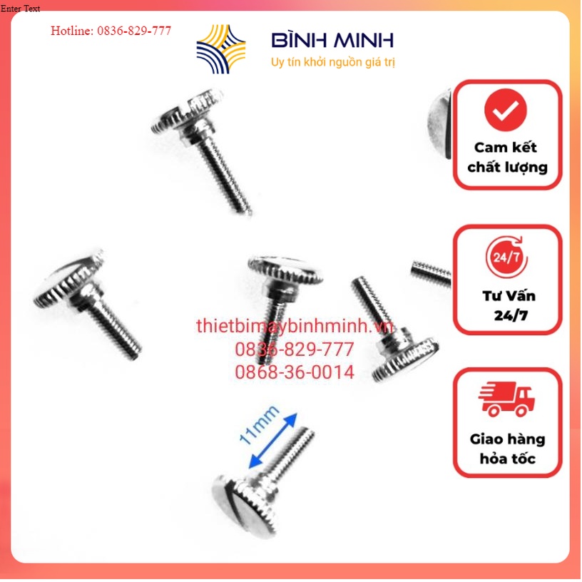 Combo 5 cái Ốc bắt cữ gấu dài 11mm