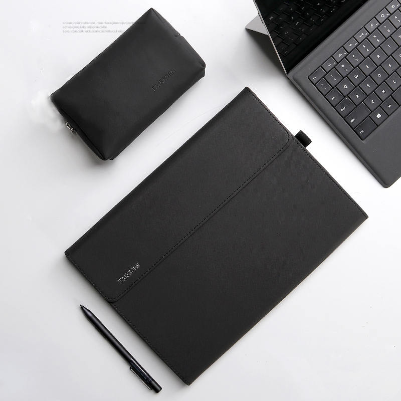 Bao da cao cấp Surface Pro 4,5,6,7,7+ hiệu Taikesen + Túi phụ kiện - M09