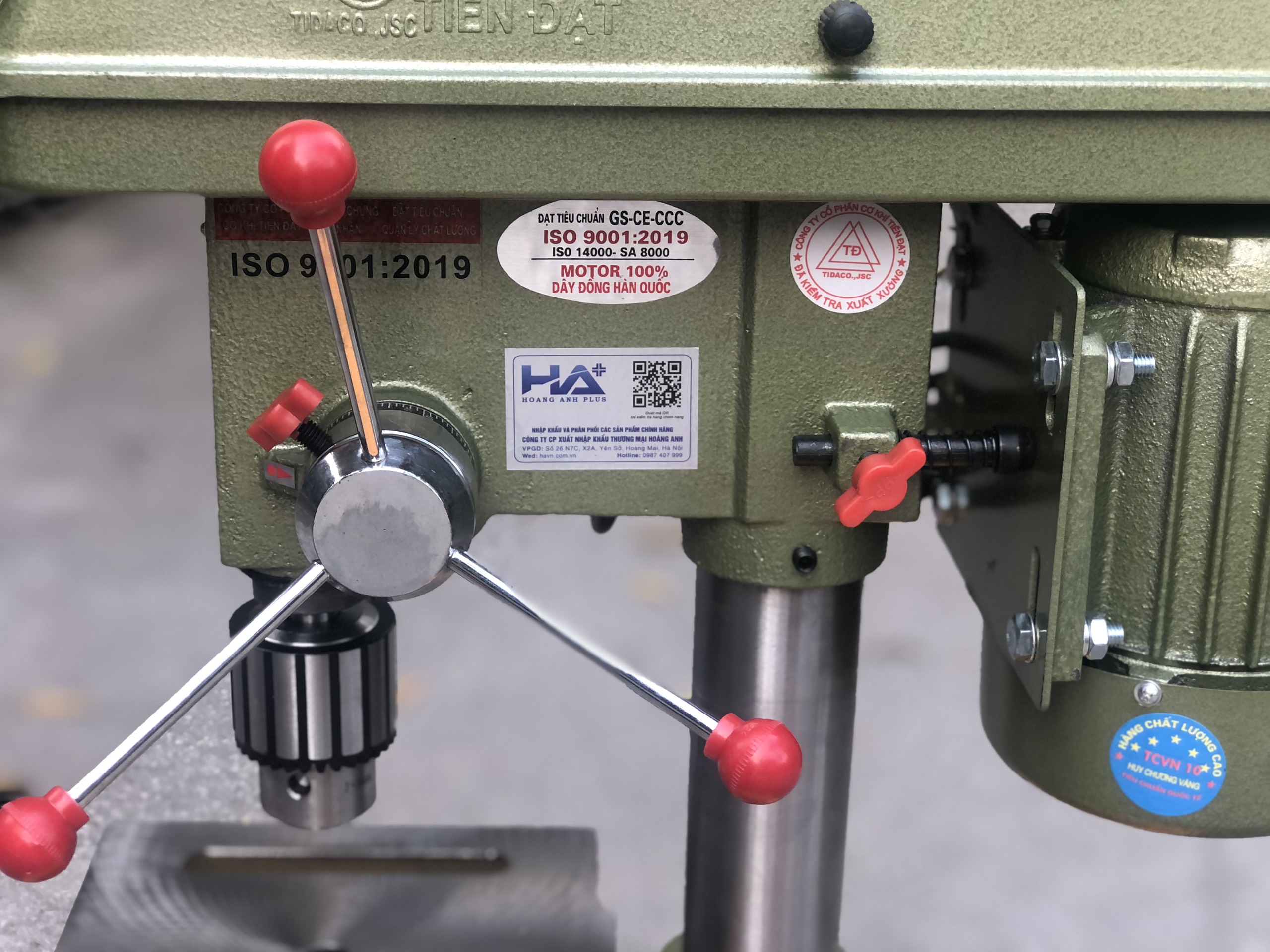 Máy Khoan Bàn 3/4Hp Tiến Đạt KBTD-16A