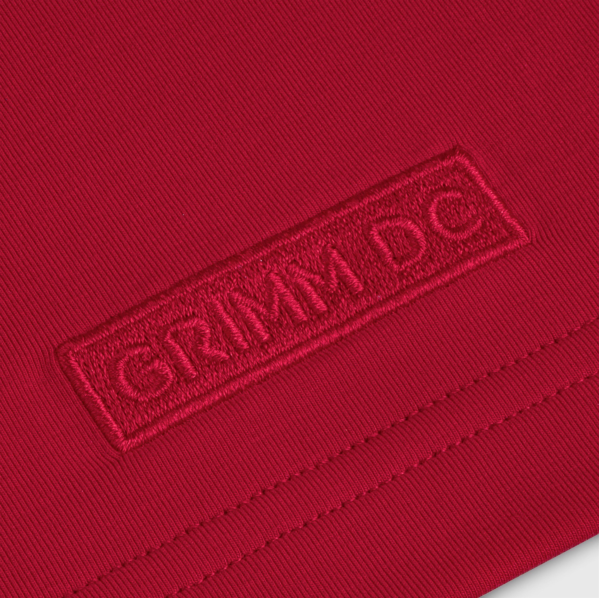 Grimm DC Áo thun Đơn Giản // Adrenaline Red