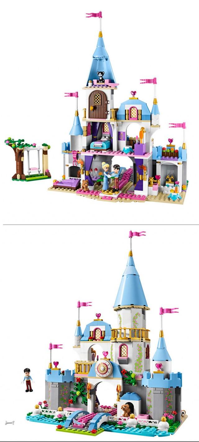 Bộ Lego Lâu Đài Công Chúa Lọ Lem (689 PCS)