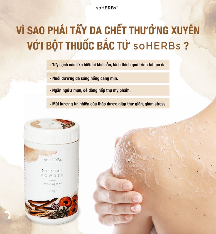 [HCM]BỘT THẢO DƯỢC TẮM TRẮNG SOHERBS