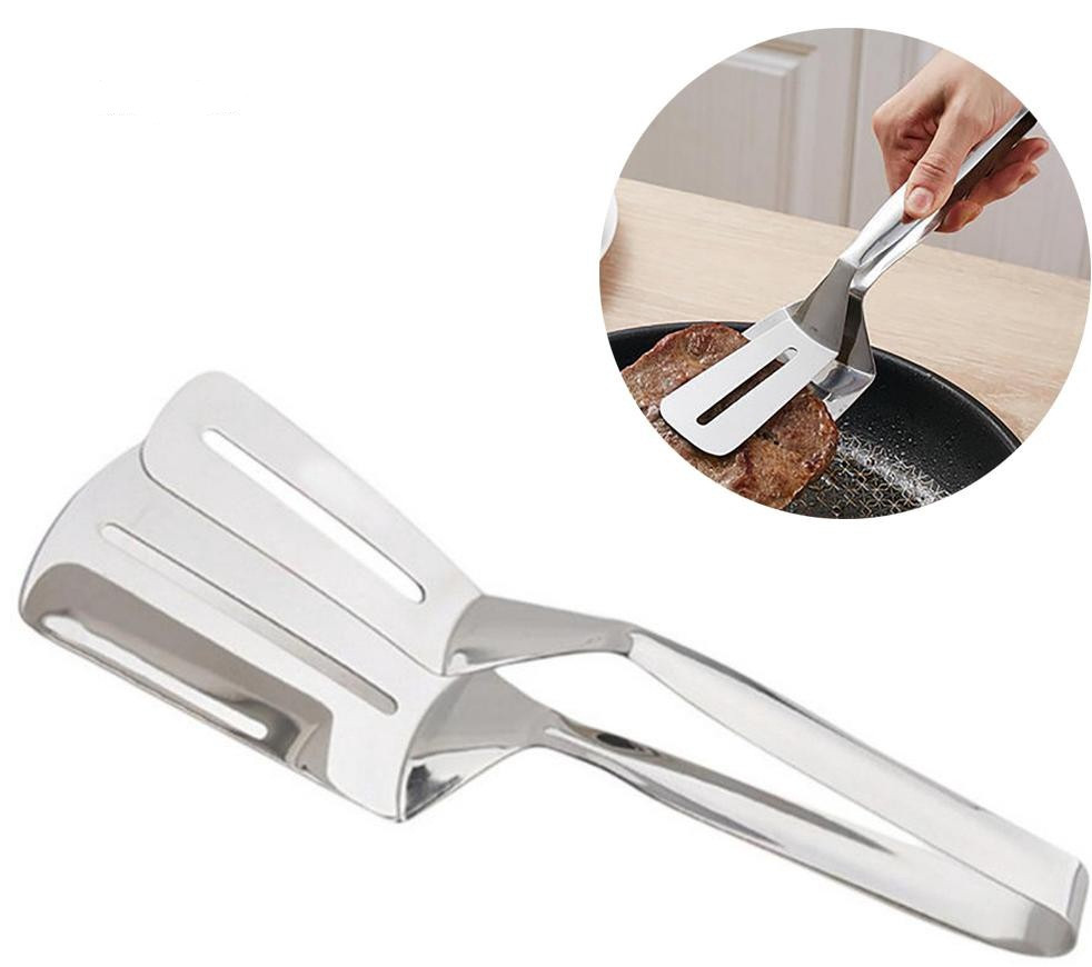Xẻng gắp thực phẩm thông minh, Kẹp gắp thức ăn bằng inox, Dụng cụ gắp thức ăn đa năng