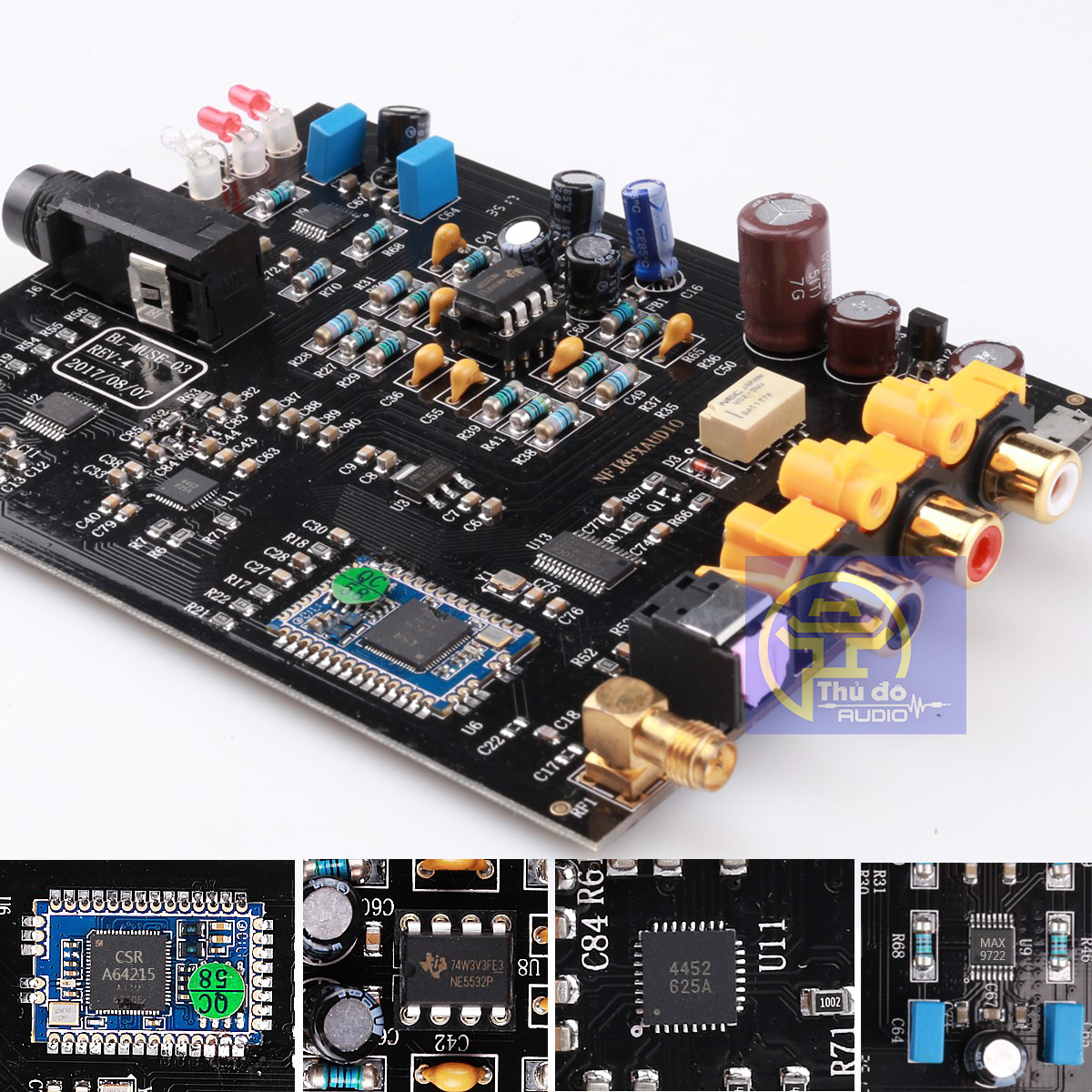 DAC Giải Mã Bluetooth 4.2 & NFC, aptX, FX-AUDIO BL-MUSE-03