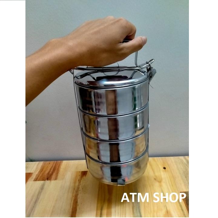 CÀ MÊN 4 NGĂN INOX