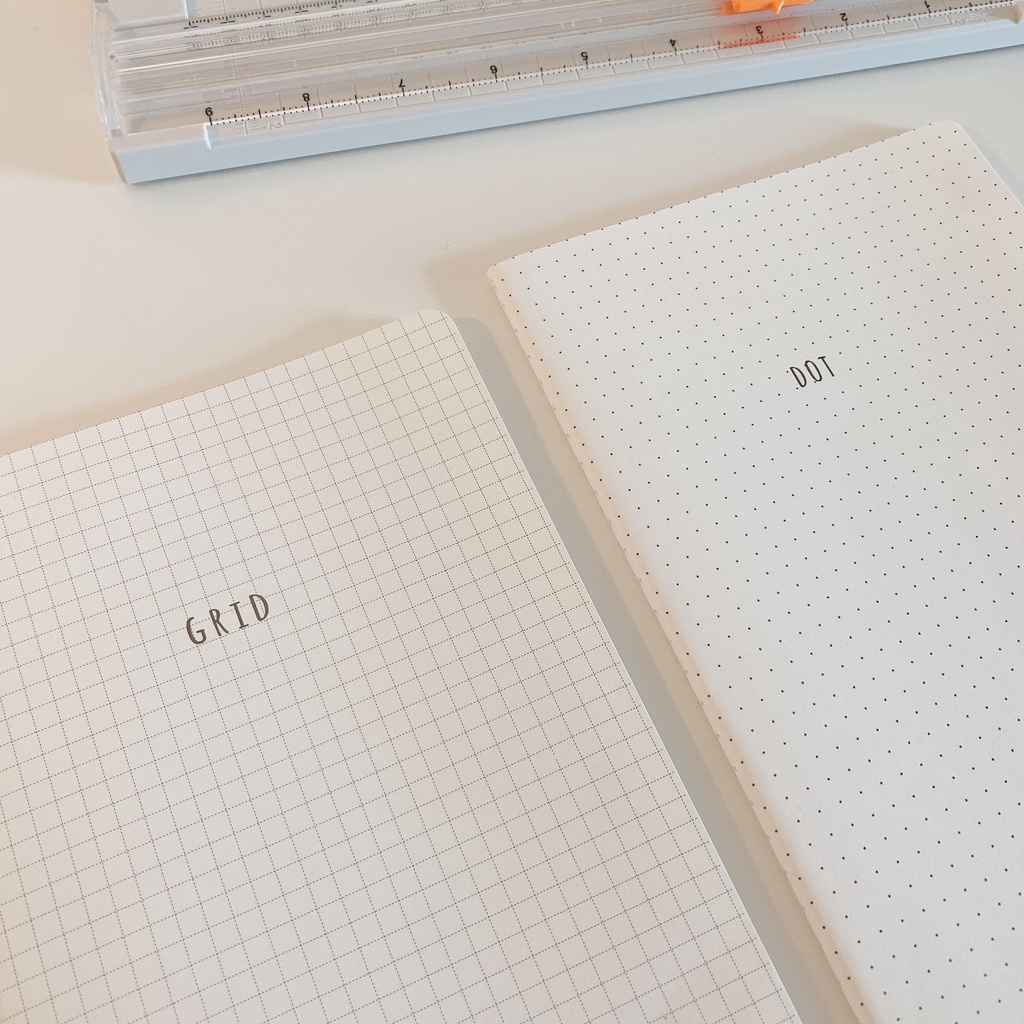 Sổ Dot Grid Chấm Bi / Ô Vuông size A5 / B5 - Sổ Làm Bullet Journal