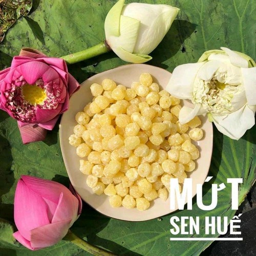 Mứt hạt sen làm bánh trung thu, nấu chè