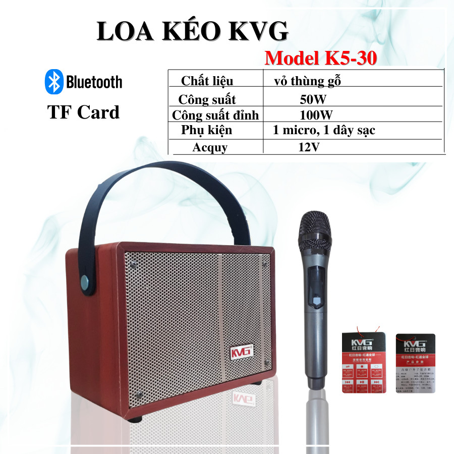 Loa Karaoke Bluetooth KVG K5-30 Cao Cấp