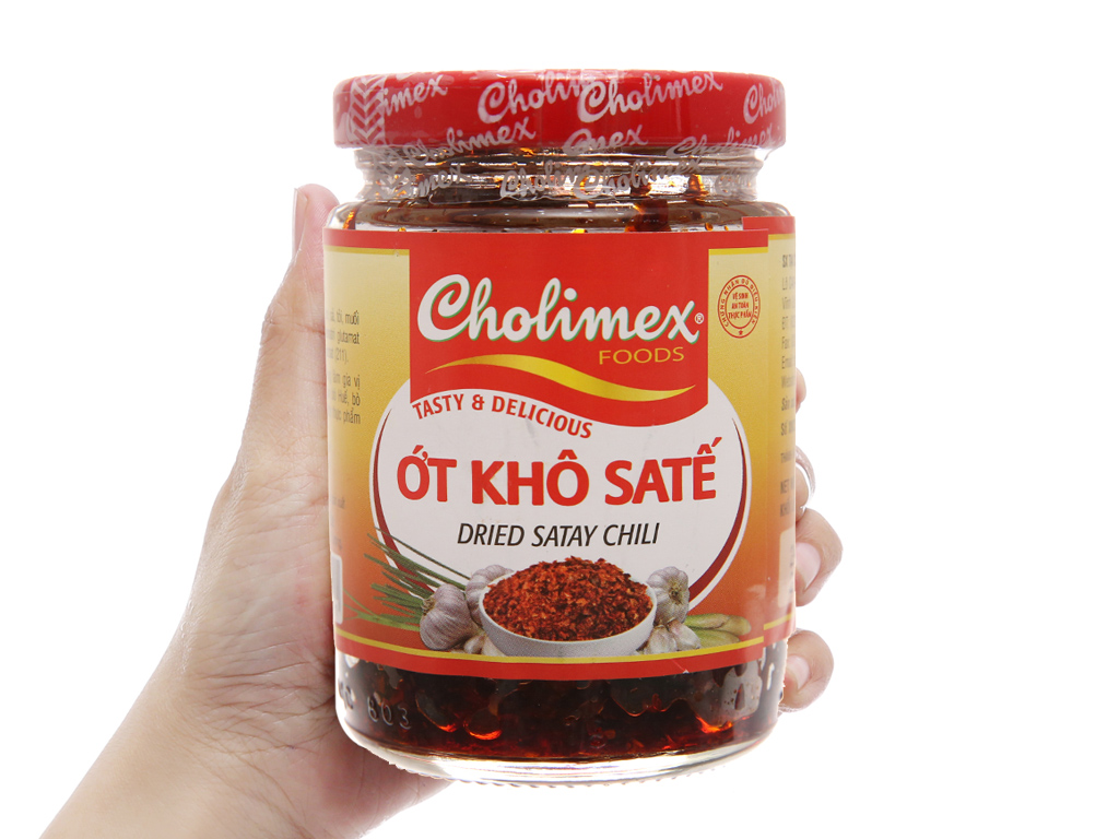 Ớt khô sa tế Cholimex hũ 100g