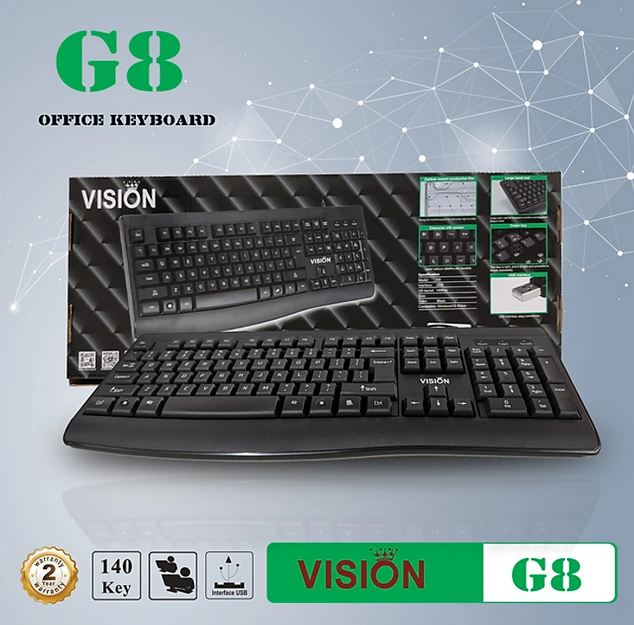 Bàn phím có dây cho máy tính Bosston Vision G8