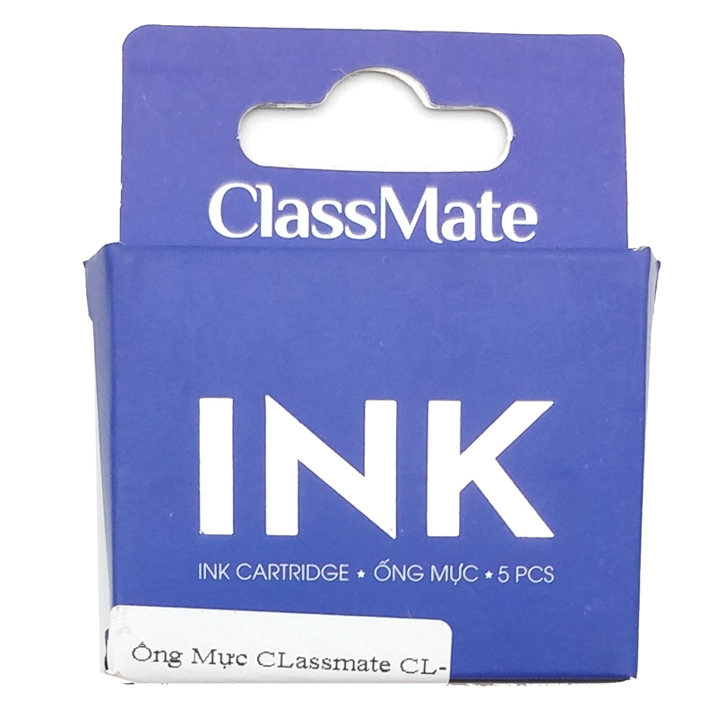 Hộp 5 Ống Mực Classmate CL-IC101 - Mực Xanh