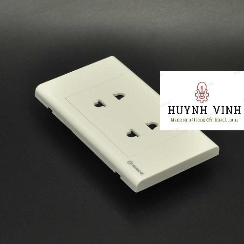 Mặt Ổ Cắm 2 Lỗ Sino - S18