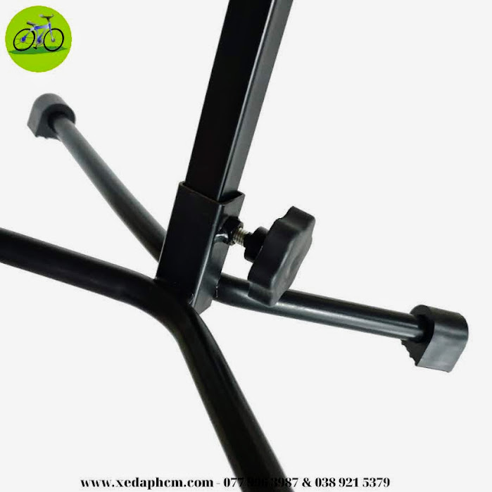 Chân chống đỡ xe đạp móc 1 bên bát liền thanh vuông