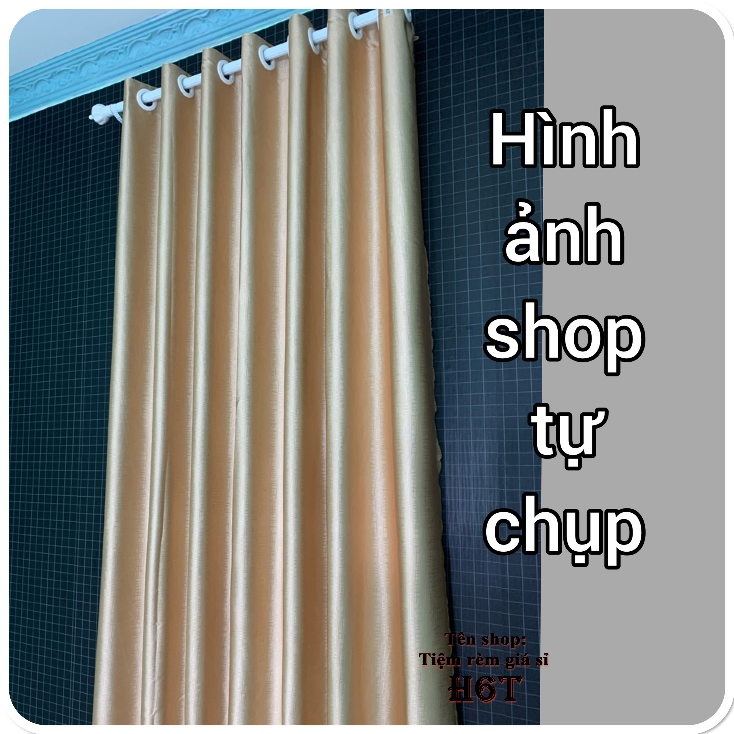 RÈM MÀN CỬA _ MÀU VÀNG ĐẸP SANG