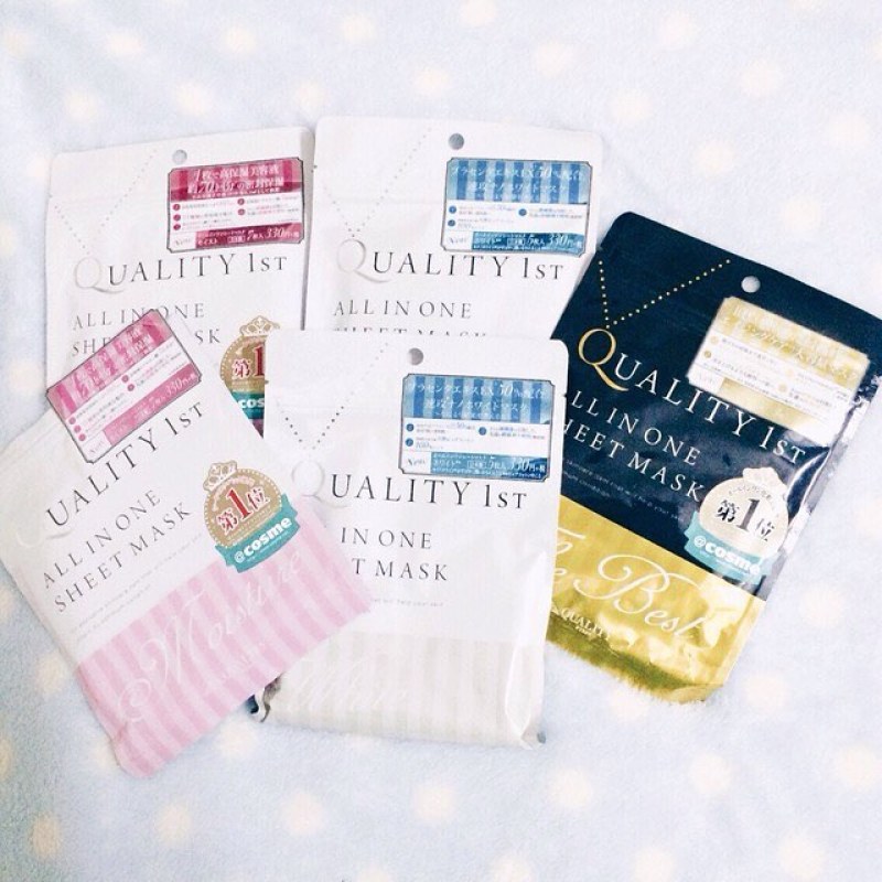 Mặt nạ Quality 1st các loại Sheet Mask Nhật Bản