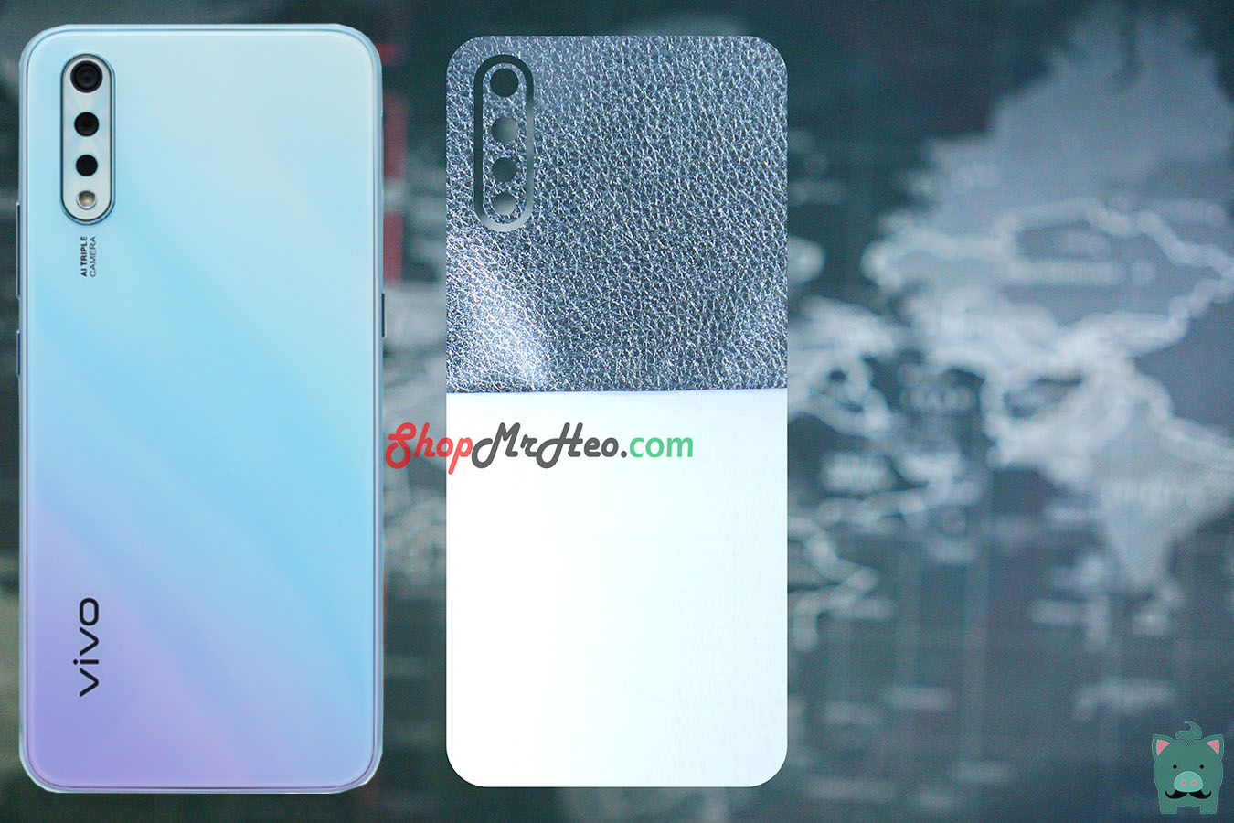 [HCM]Skin Dán Mặt Sau Lưng Vân 3D Giả Da Vivo S1 - S1 Pro