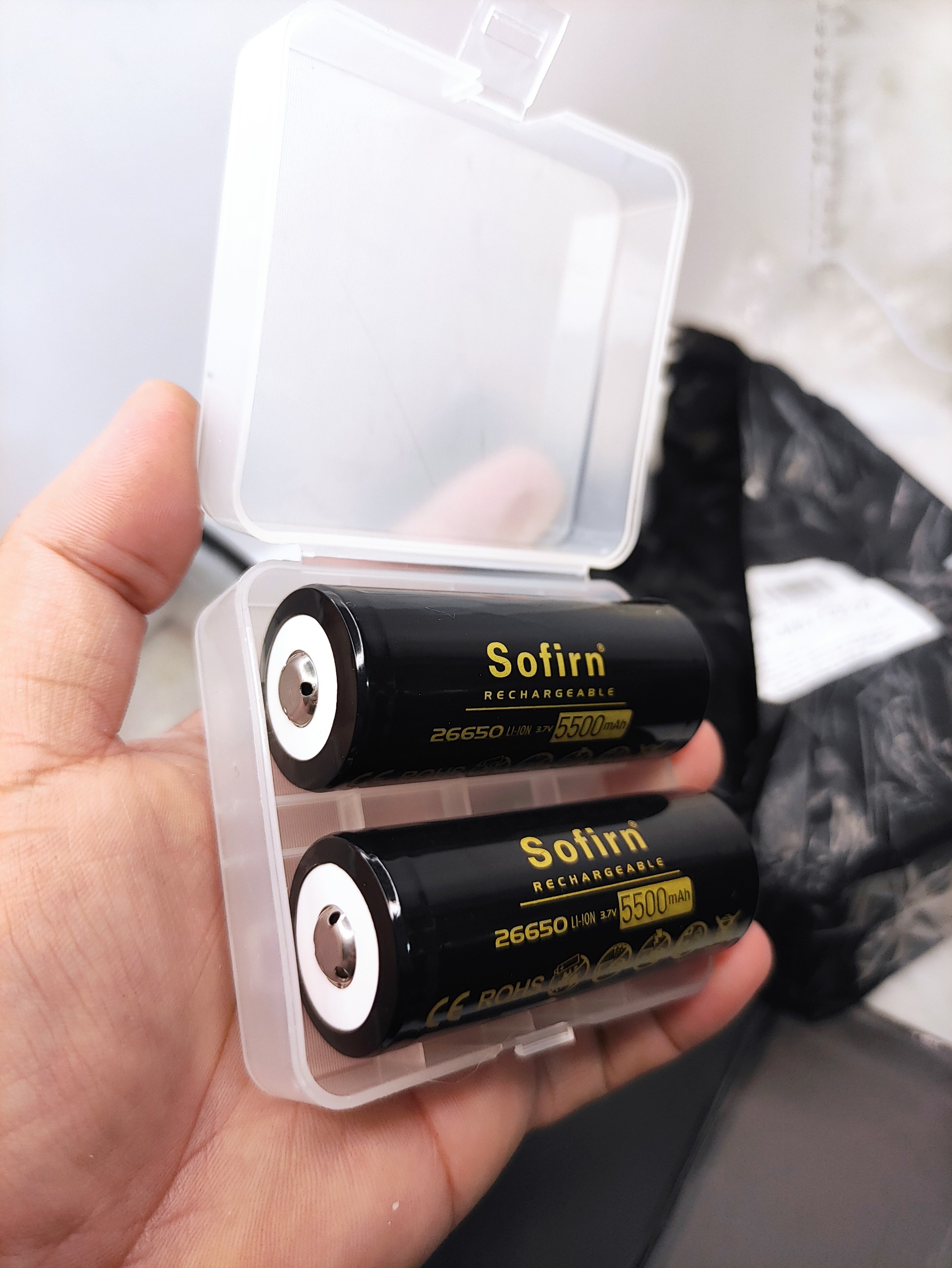 Sofirn 3.7V 26650 5500 MAh Xả Cao