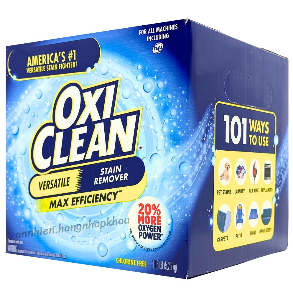 Bột giặt tẩy đa năng Oxi Clean Versatile Stain Remove thùng 4.21kg