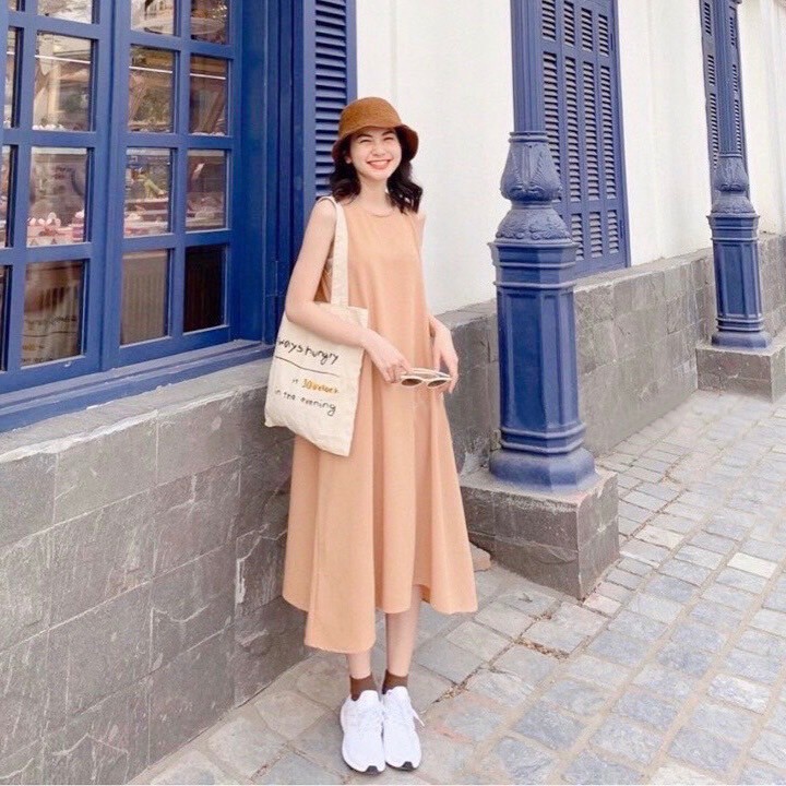 Đầm suông 2 màu
