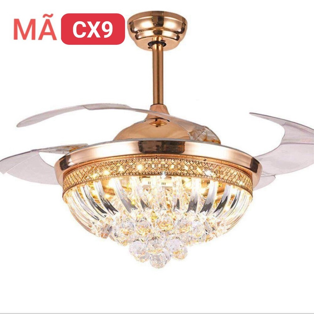 Ceiling fan wing droop wing splayed zjaknal capacity 90W has 3 modes led and 3 speed độ wind [warranty 5 years]
