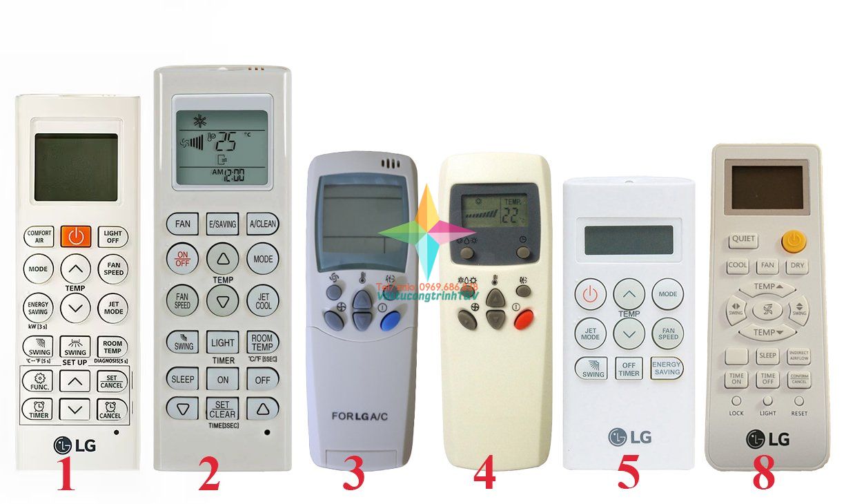Điều khiển Điều hòa LG