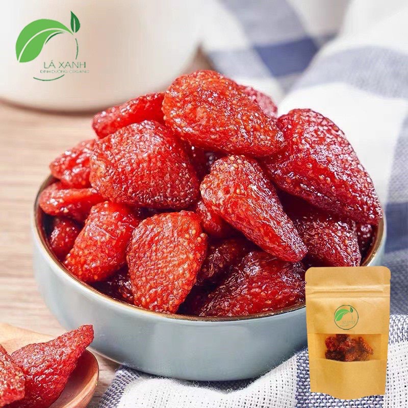 500Gram Dâu Tây Sấy Dẻo Đà Lạt Loại Ngon