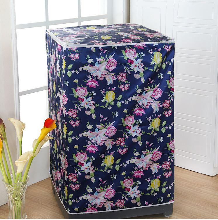 Áo Trùm Bảo Vệ Máy Giặt Cửa Trước 7-8Kg Satin Chống Nắng - Nước - Bụi