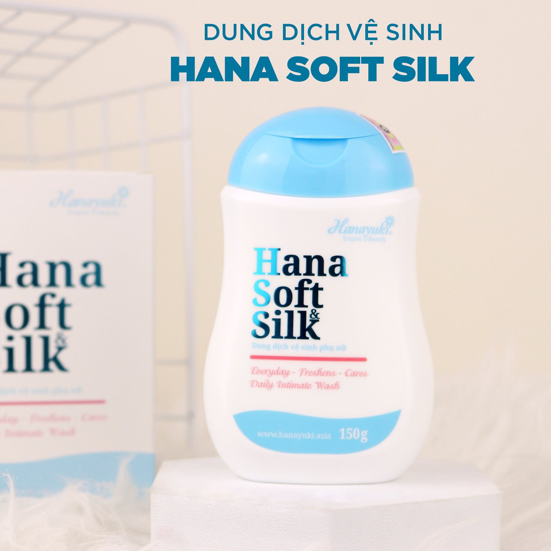 Dung Dịch Vệ Sinh Hana Soft Silk Hanayuki 150g