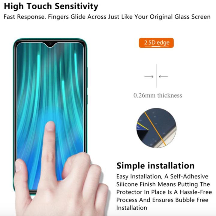 Miếng dán màn hình cường lực XIAOMI REDMI NOTE 8 PRO