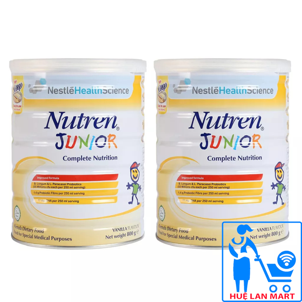 Combo 2 sữa bột nutren junior 800g